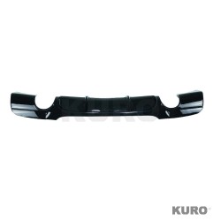 BMW 3 SERIES E90/E91 2005-2011 PRE-LCI gloss black dyfuzor - DUAL EXIT