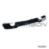 BMW 3 SERIES E90/E91 2005-2011 PRE-LCI gloss black dyfuzor - DUAL EXIT