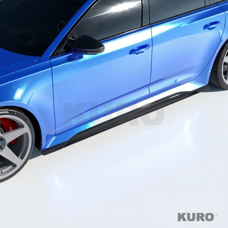 AUDI RS6/RS7 C8 avant carbon progi boczne - CT DESIGN V2