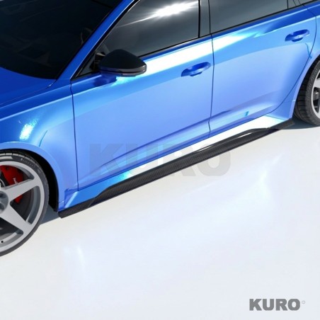 AUDI RS6/RS7 C8 avant carbon progi boczne - CT DESIGN V2