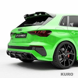 AUDI RS3 8Y 2022-2024 carbon dyfuzor tylny - V2 - CT DESIGN