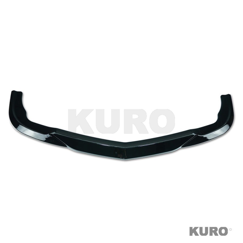 MERCEDES W204 C63 2008-2011 gloss black splitter przedni - V1