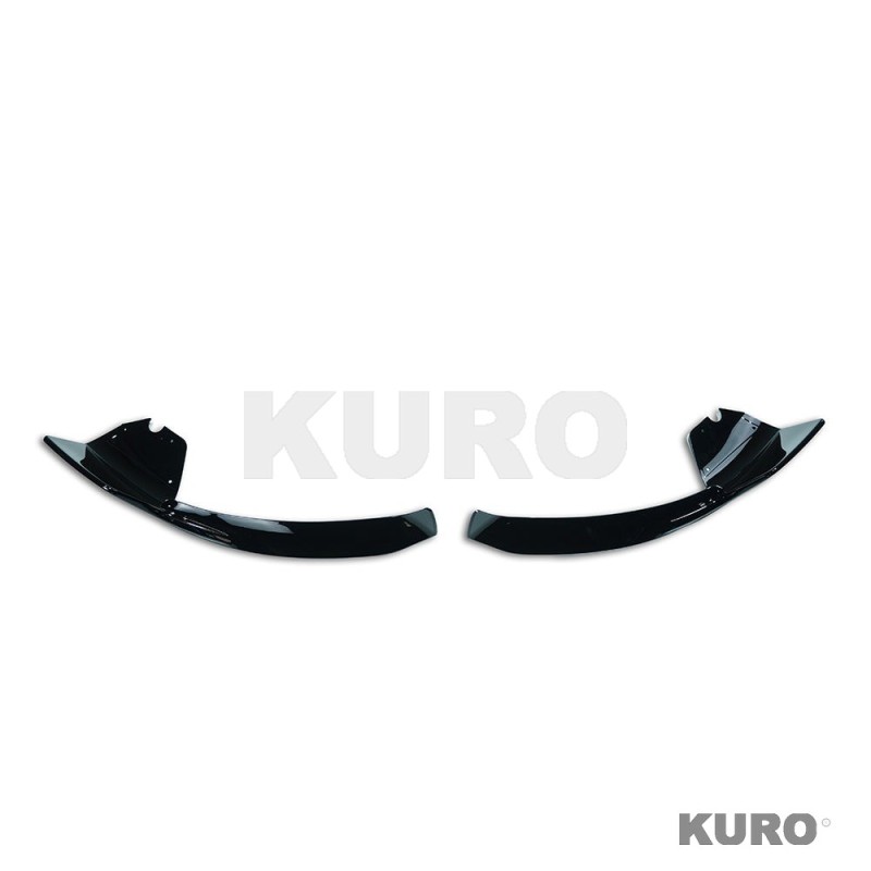 MERCEDES-BENZ W177 A-CLASS 2019-2023 gloss black splitter przedni - V1
