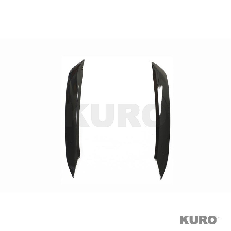 VOLKSWAGEN POLO MK6 gloss black HEADLIGHT EYEBROWS