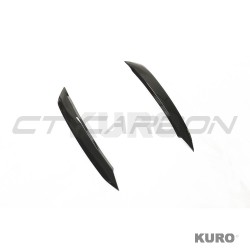 VOLKSWAGEN POLO MK6 gloss black HEADLIGHT EYEBROWS