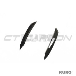 VOLKSWAGEN POLO MK6 gloss black HEADLIGHT EYEBROWS