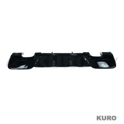 BMW 1 SERIES F20/F21 2012-2014 PRE-LCI gloss black dyfuzor - DUAL TIP