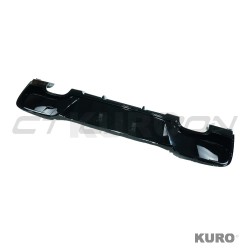 BMW 1 SERIES F20/F21 2012-2014 PRE-LCI gloss black dyfuzor - DUAL TIP