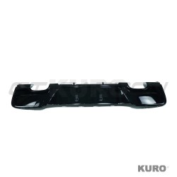 BMW 1 SERIES F20/F21 2012-2014 PRE-LCI gloss black dyfuzor - QUAD TIP