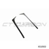 VOLKSWAGEN POLO MK6 gloss black tył WINDOW listwa