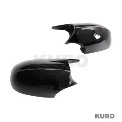 BMW 1 & 3 SERIES E82/E83/E87/E88/E90/E91/E92/E93 2006-2010 PRE-LCI gloss black lusterka