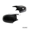 BMW 1 & 3 SERIES E82/E83/E87/E88/E90/E91/E92/E93 2006-2010 PRE-LCI gloss black lusterka