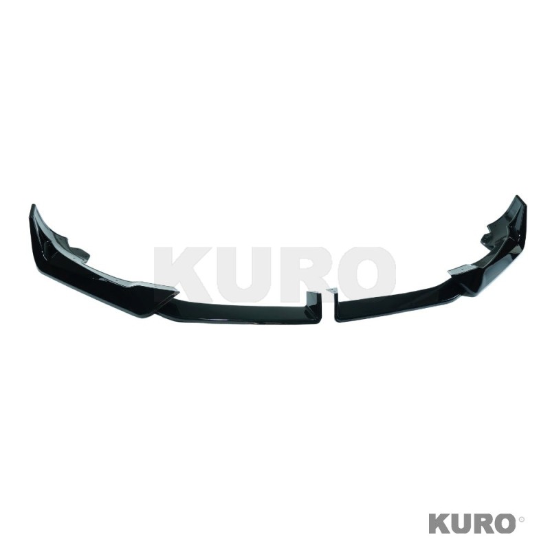 BMW X6 G06 2023+ LCI gloss black splitter - V1