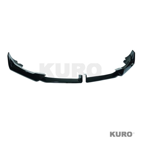 BMW X6 G06 2023+ LCI gloss black splitter - V1