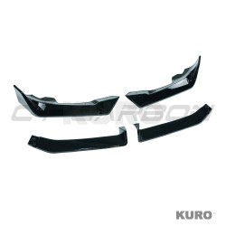 BMW X6 G06 2023+ LCI gloss black splitter - V1
