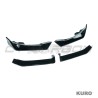 BMW X6 G06 2023+ LCI gloss black splitter - V1