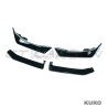 BMW X6 G06 2023+ LCI gloss black splitter - V1