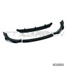 BMW X6 G06 2019-2022 PRE LCI gloss black splitter - V2