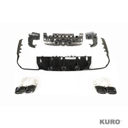 MERCEDES C238 2017-2020 E-CLASS coupe QUAD TIP dyfuzor