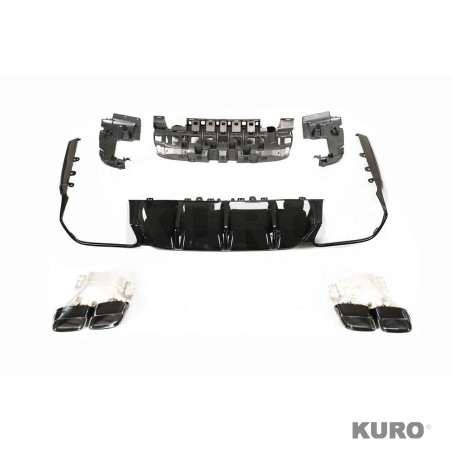 MERCEDES C238 2017-2020 E-CLASS coupe QUAD TIP dyfuzor