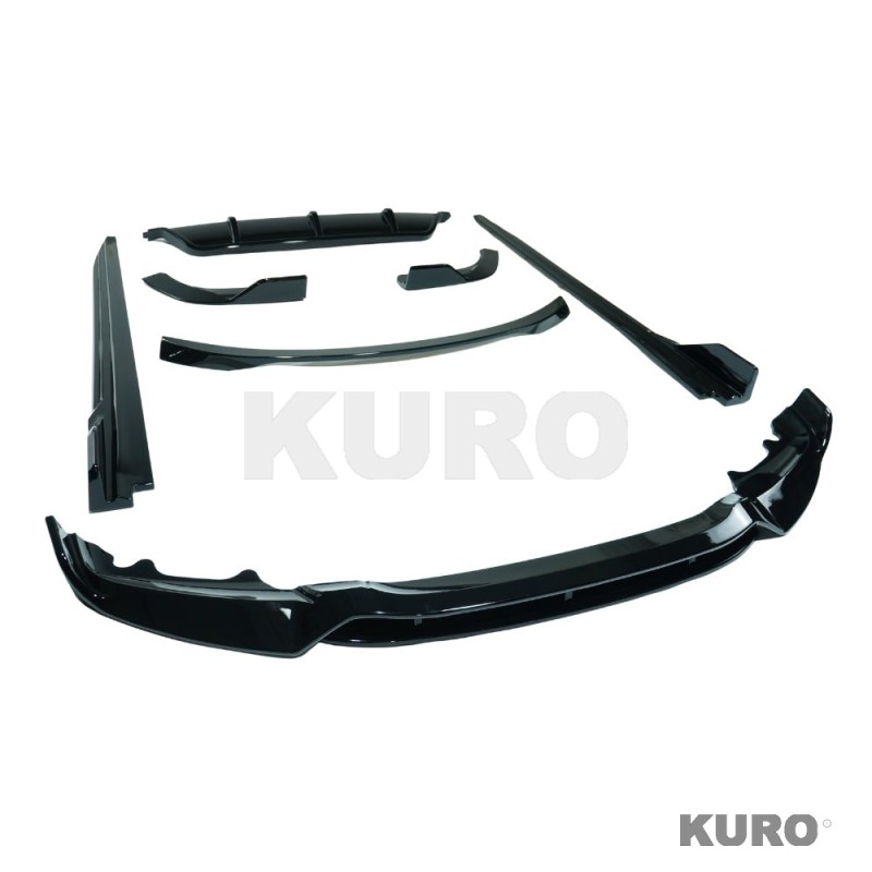 BMW X6 F16 2014-2018 FULL gloss black zestaw