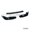 BMW X3M/X4M F97/F98 2017-2021 gloss black splitter - V2