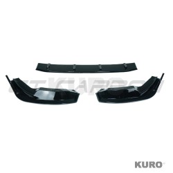 BMW X3M/X4M F97/F98 2017-2021 gloss black splitter - V2