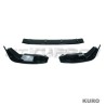 BMW X3M/X4M F97/F98 2017-2021 gloss black splitter - V2