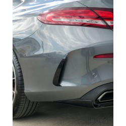 MERCEDES C-CLASS & C43 W205 coupe gloss black zderzak tylny listwa