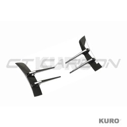 MERCEDES A-CLASS W177 & V177 2018-2022 gloss black zderzak przedni listwa