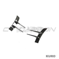 MERCEDES A-CLASS W177 & V177 2018-2022 gloss black zderzak przedni listwa