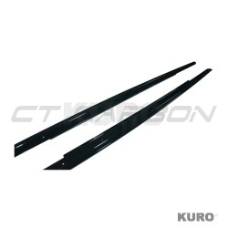 BMW 5 SERIES F10/F11 2011-2017 gloss black progi boczne