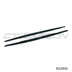BMW 5 SERIES F10/F11 2011-2017 gloss black progi boczne