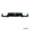 BMW 5 SERIES F10/F11 2011-2017 gloss black dyfuzor - QUAD TIP & LED