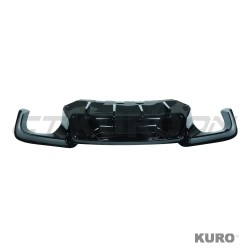 BMW 5 SERIES F10/F11 2011-2017 gloss black dyfuzor - QUAD TIP