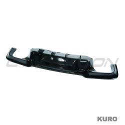 BMW 5 SERIES F10/F11 2011-2017 gloss black dyfuzor - QUAD TIP