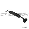 BMW G20/G21 3 SERIES LCI 340I gloss black dyfuzor tylny (SQUARE EXHAUST)