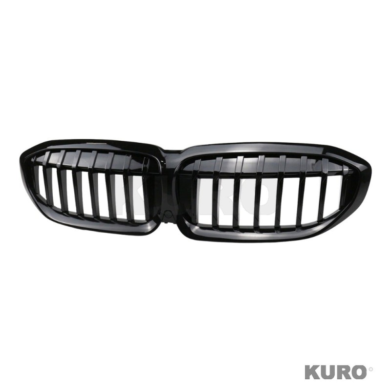 BMW 3 SERIES G20/G21 2022+ LCI gloss black grill - pojedyncza listwa