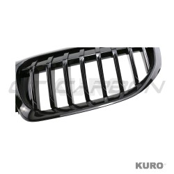 BMW 3 SERIES G20/G21 2022+ LCI gloss black grill - pojedyncza listwa