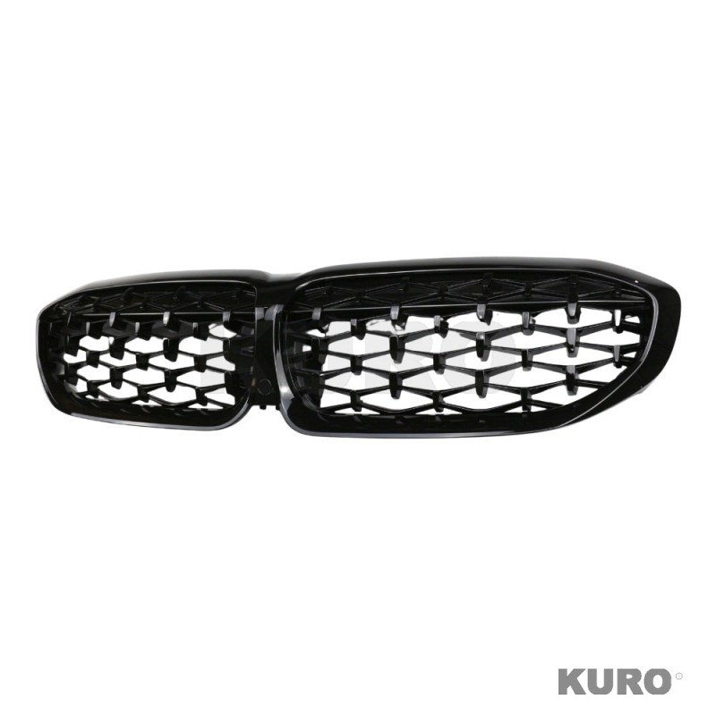 BMW 3 SERIES G20/G21 2018-2022 PRE-LCI gloss black grill