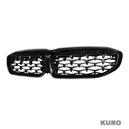 BMW 3 SERIES G20/G21 2018-2022 PRE-LCI gloss black grill