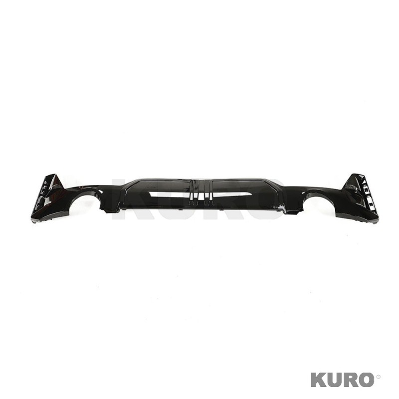 BMW G20/G21 3 SERIES 2022-2024 gloss black LCI dyfuzor (ROUND TIPS)