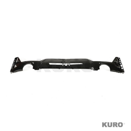 BMW G20/G21 3 SERIES 2022-2024 gloss black LCI dyfuzor (ROUND TIPS)