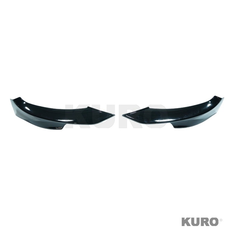BMW 3 SERIES E92/E93 2009-2013 LCI gloss black splitter CORNERS - V3