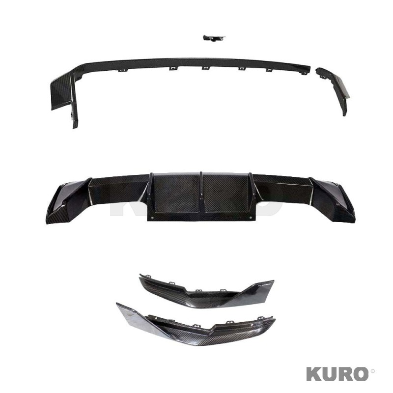 BMW (G82/G83) M4 2021+ carbon tył END zestaw - V2