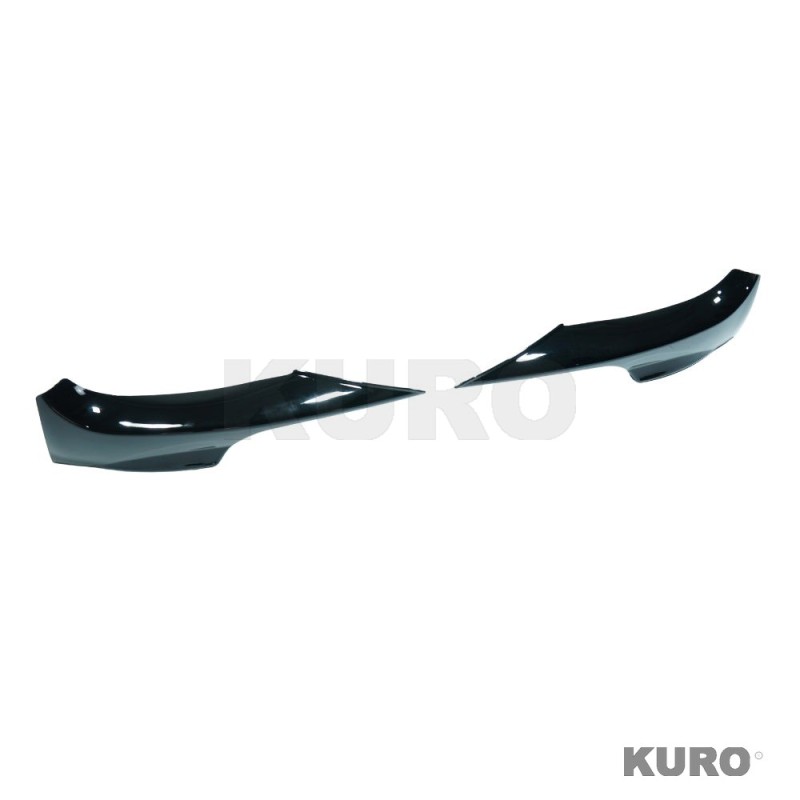 BMW E92/E93 3 SERIES 2006-2009 PRE-LCI gloss black splitter CORNERS - V2