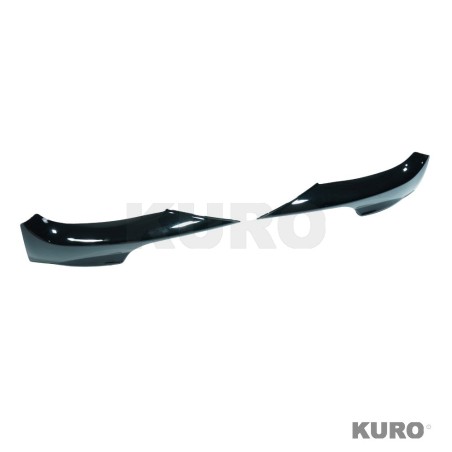 BMW E92/E93 3 SERIES 2006-2009 PRE-LCI gloss black splitter CORNERS - V2