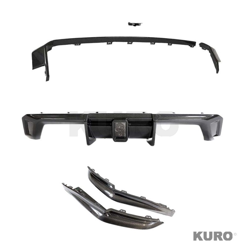 BMW (G80/G81) M3 2021+ carbon tył END zestaw - V4