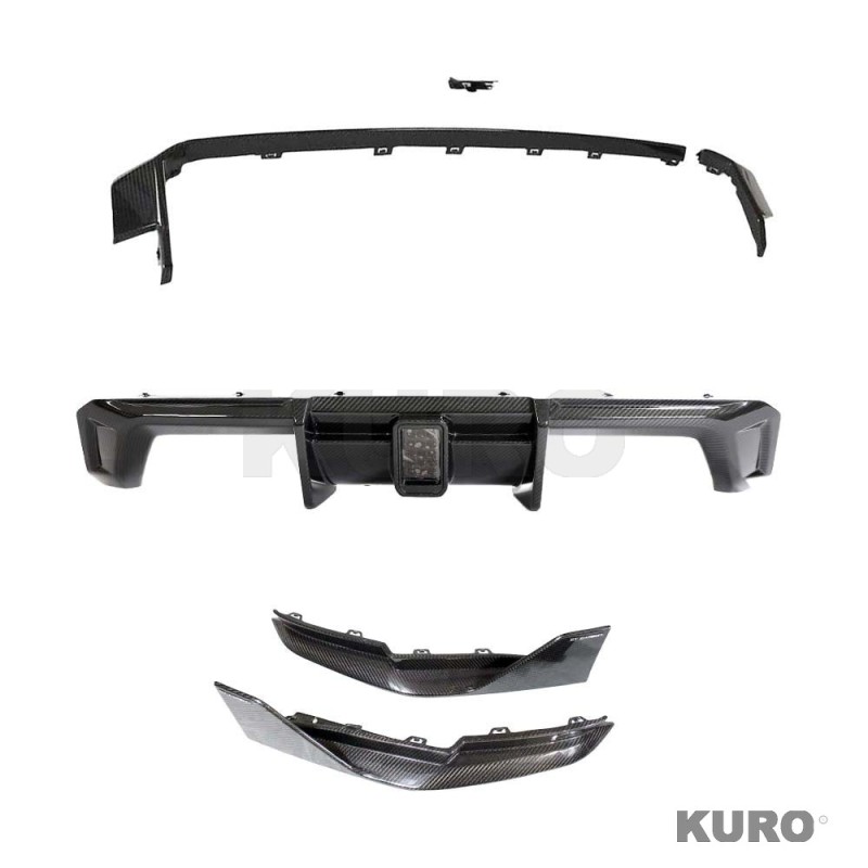 BMW (G80/G81) M3 2021+ carbon tył END zestaw - V3