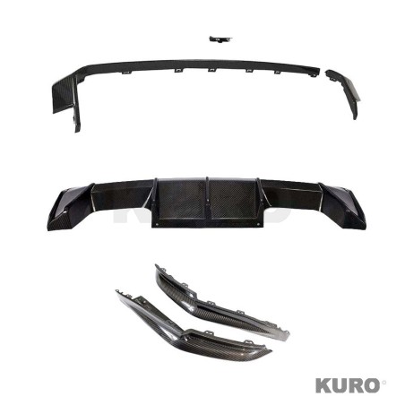 BMW (G80/G81) M3 2021+ carbon tył END zestaw - V2